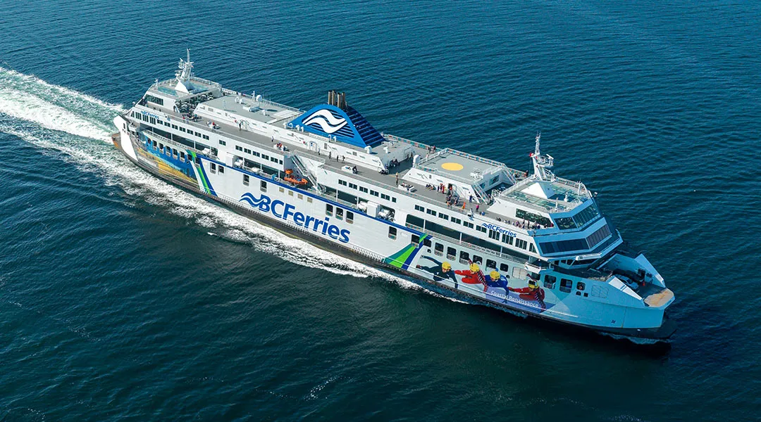 BC Ferries vessel on the water