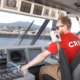 Bridge of BC ferries vessel