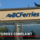 BC ferries logo on building