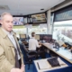 Mark Collins in Tower at Swartz Bay ferry terminal